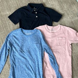 3 boys’ JCREW Crewcuts shirts